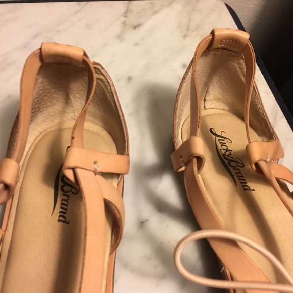 Lucky Brand Davina Lace Up Gladiator Sandals - Picture 5 of 7